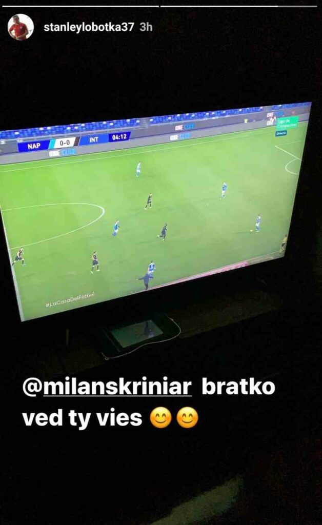 lobotka guarda napoli inter