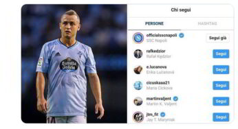 Lobotka vuole Napoli, altro like alla pagina della SSCN