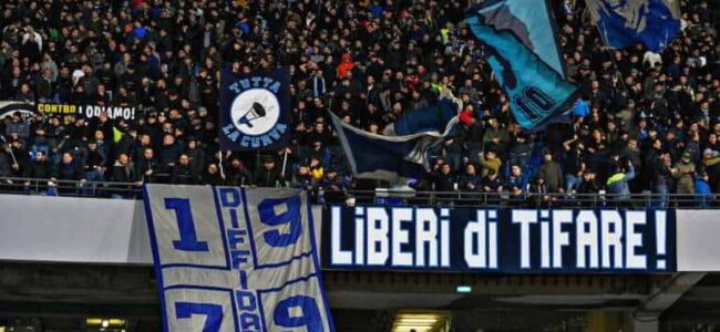 QUANDO GIOCA IL NAPOLI SI RIDUCE IL CONSUMO D'ACQUA