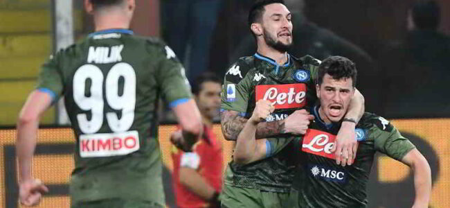 sampdoria napoli gol demme