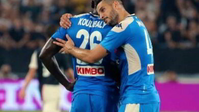 koulibaly in panchina con l'inter