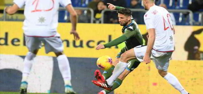 video mertens gol cagliari