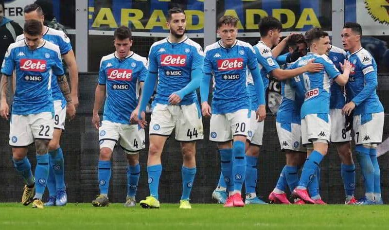 Il Napoli batte per 1-0 l’Inter. Decide una magia di Fabian Ruiz