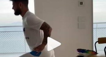 Video – Insigne si allena a casa: “Non ci fermiamo”
