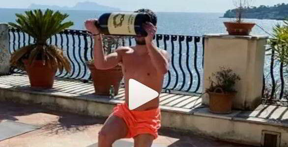 video mertens allenamento vino