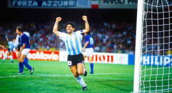 Italia-Argentina: “Che partita”, il messaggio di Maradona ai Napoletani