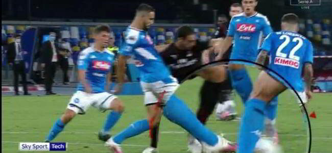 rigore napoli milan