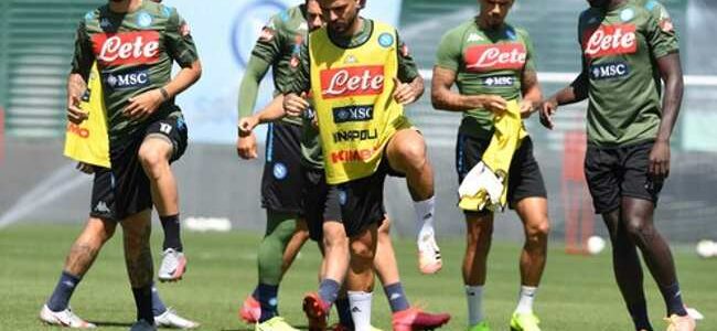 napoli allenamento insigne