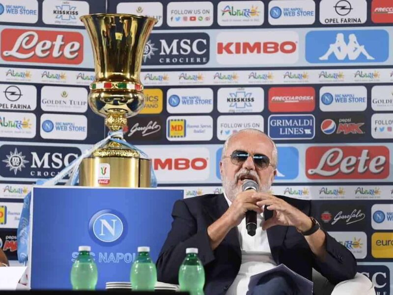 De Laurentiis:"La coppa Italia è il gusto compenso per la nostra stagione"