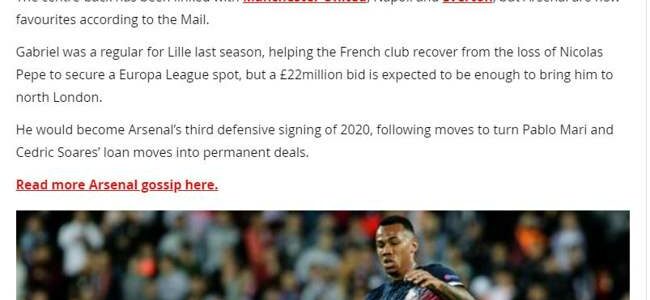 gabriel arsenal napoli