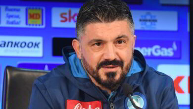 Gattuso conferenza stampa ritiro Napoli