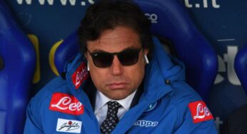 Napoli, Giuntoli: “Osimhen preso per due motivi. Contro il Barcellona sognare non è vietato”