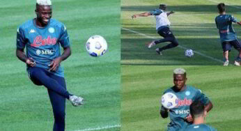 Napoli, Osimen esordio con doppietta. Il bomber nigeriano subito in goal