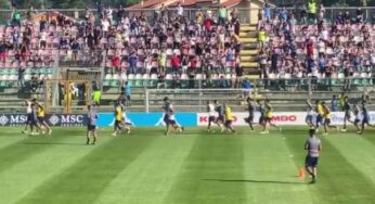 Il ritiro del Napoli fa da apripista. Esempio positivo per tutti: distanziamento e mascherine