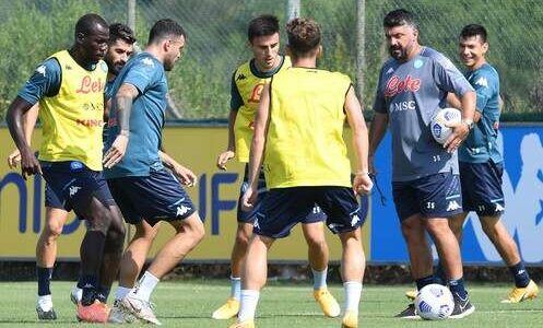 report allenamento napoli 15 settembre