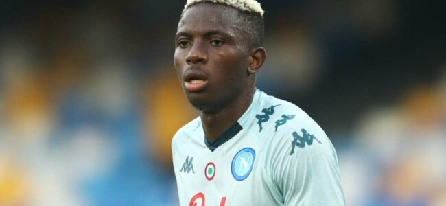 Victor Osimhen, la prima in serie A: