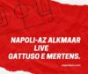 LIVE- Napoli-AZ Alkmaar, Gattuso e Mertens in conferenza stampa