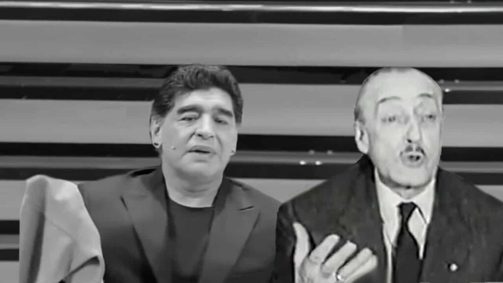 VIDEO – Maradona e Totò l’incontro tra i due grandi diventa virale sul Web