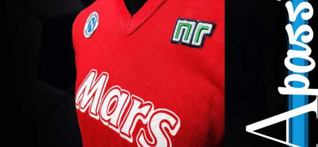 maglia rossa maradona atalanta numero dettaglio