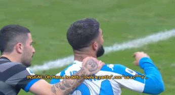 Massa! Rovini sempre le partite! Svelato il labiale di Insigne. Arbitri permalosi con gli azzurri. Ricordate Bonucci?