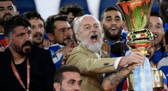 “Mi fido di voi, e di Rino, dobbiamo andare in Champions” De Laurentiis carica il Napoli