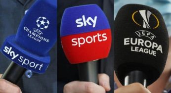 SKY Campions e Europa league. La tv satellitare compra i diritti per il triennio 2021/2024