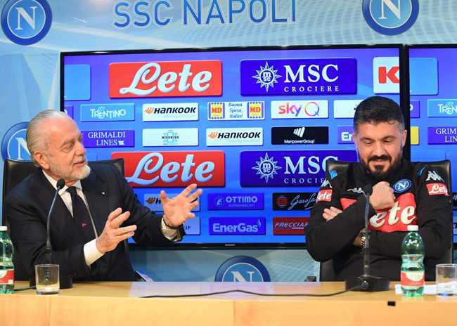 de laurentiis telefonata gattuso