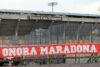 striscione maradona stadio benevento