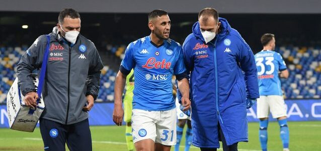 ghoulam infortunio legamento crociato