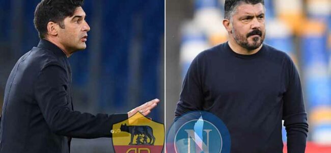 roma napoli tv streaming