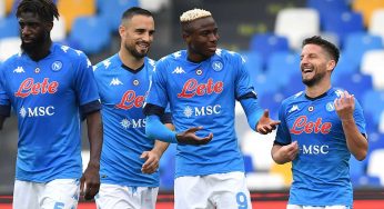 Napoli-Crotone 4-3. Azzurri autolesionisti. la decide Di Lorenzo