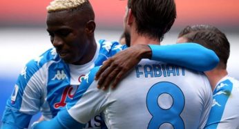 Il Napoli si rialza, Fabian e Osimhen: 2-0 alla Sampdoria. Gli azzurri mandando un messaggio alle concorrenti