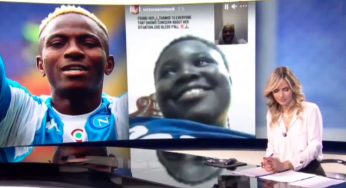 Osimhen sei grande. Il nigeriano al Tg1: “Ho sofferto e non dimentico” – VIDEO