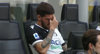 De Paul addio all’Udinese, piange in panchina. Piace al Napoli