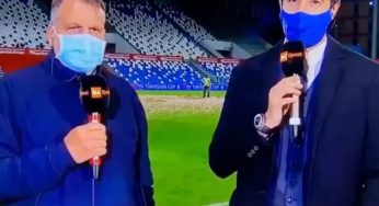 Fuorionda Rai su Atalanta-Juventus. “Quella scivolata ha sollevato polemiche”