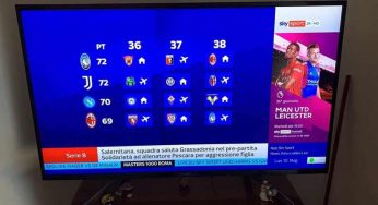 Foto – Per Sky la Juve è in Champions, la foto fa il giro del web