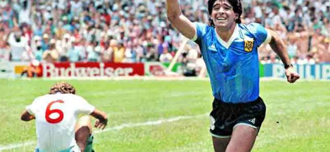 maradona gol inghilterra mondiale messico