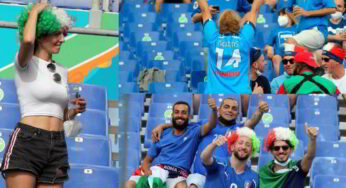 Italia-Galles, spunta la maglia di Mertens. show dei tifosi sugli spalti