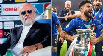 De Laurentiis e Insigne si ignorano: gelo totale dopo Napoli-Verona