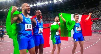 VIDEO – Italia leggenda nella 4X100: è medaglia d’oro