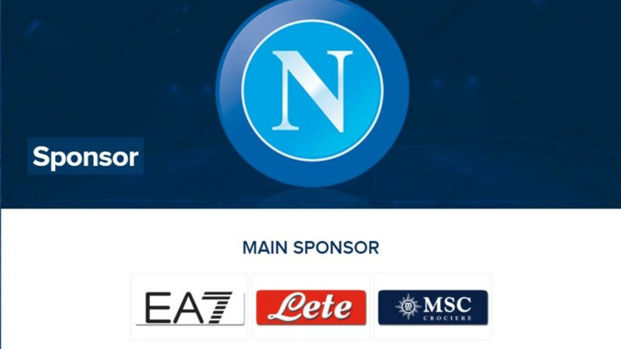 Armani Ea7 sponsor del Napoli: compare il logo sul sito ufficiale
