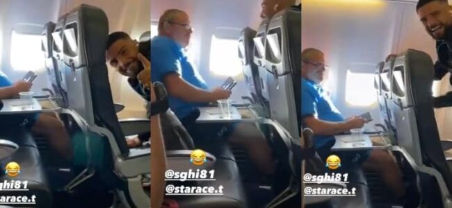 scherzo di Insigne a Starace