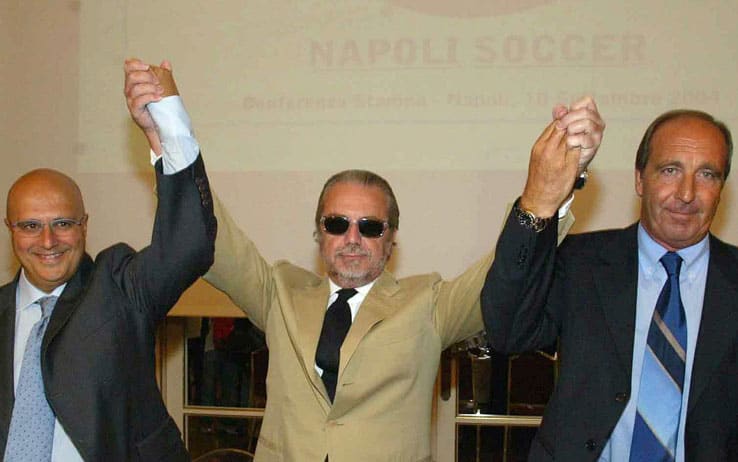 Aurelio De Laurentiis il 6 settembre del 2004 diventa presidente del Napoli