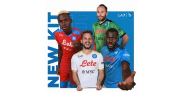 Maglie calcio Napoli-Ea7: al via la vendita, ecco i prezzi