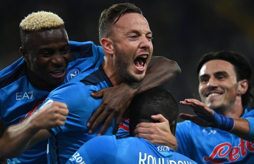 Serie A 2021/22: Napoli in testa alla classifica in solitaria. Juventus a -10