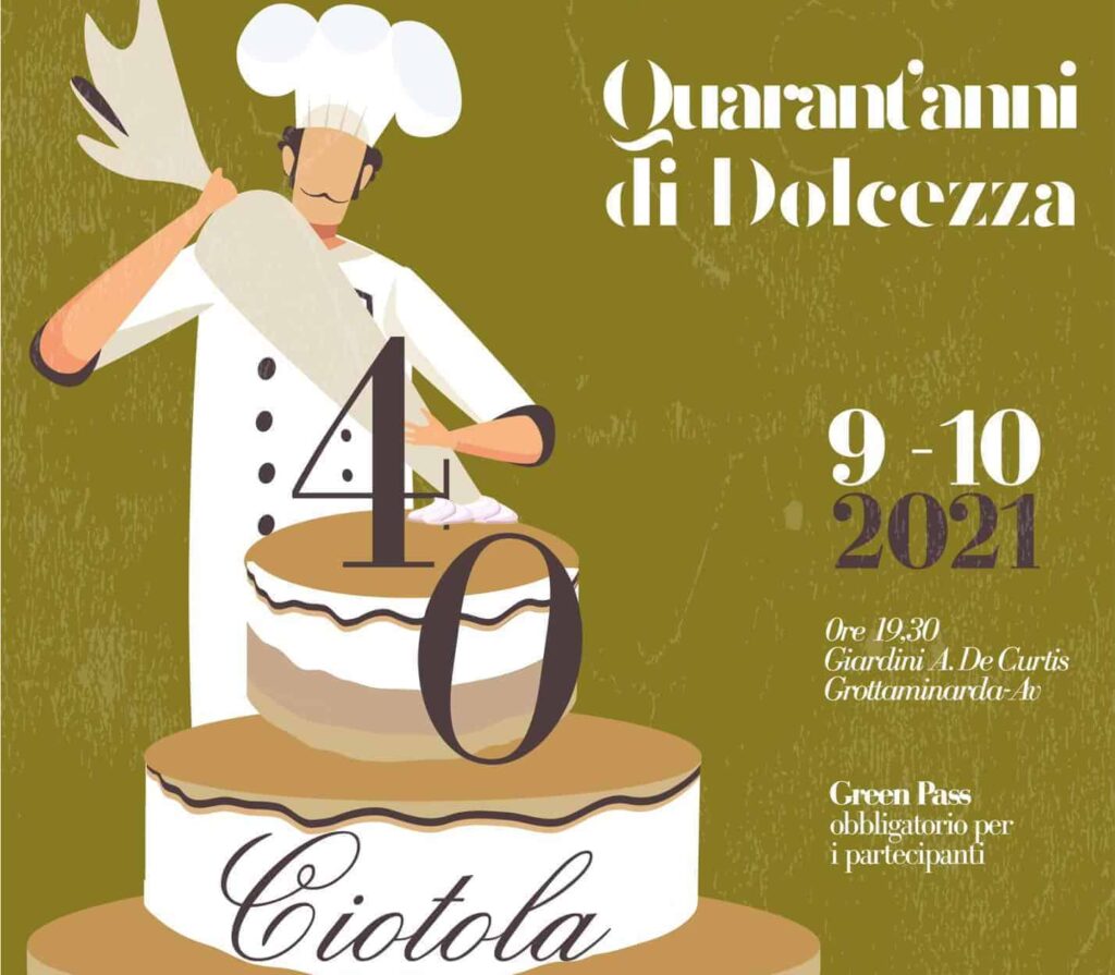Ciro Ciotola: Quarant’anni di dolcezza. Evento imperdibile grazie alla presenza del noto tenore di fama mondiale Francesco Malapena