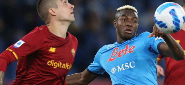 osimhen gol annullato roma