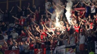 tifosi spartak mosca stadio napoli