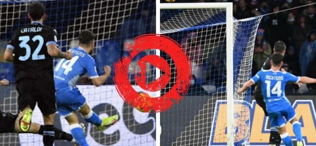 Gol Mertens Napoli Lazio