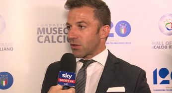 Del Piero gufa il Napoli: “Deve fare i conti con la Coppa d’Africa e con il carattere di Spalletti”